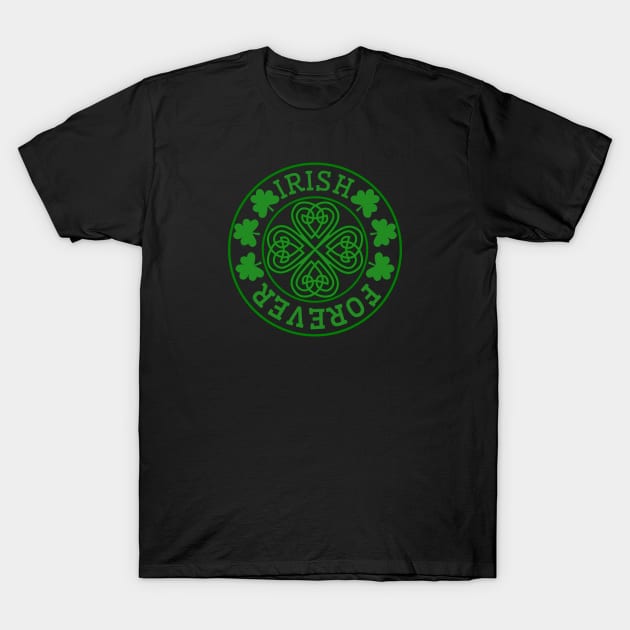 St. Patrick's Day Irish Clover T-Shirt by POD Creations